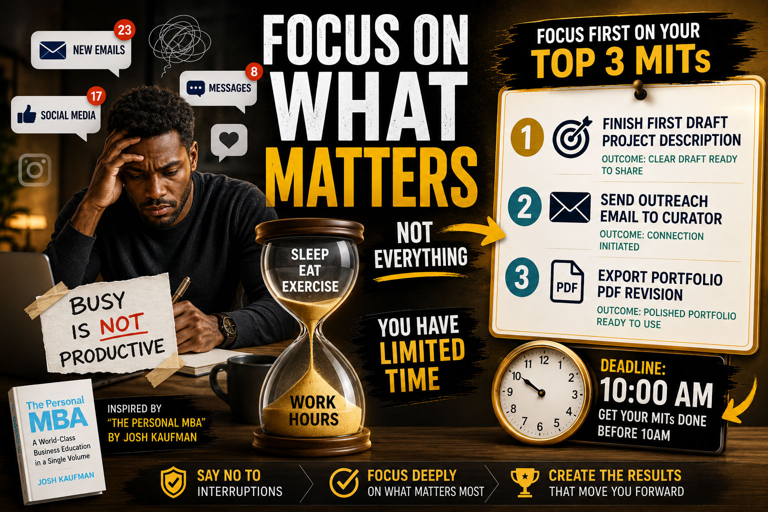 Get your Most Important Tasks (MITs) right