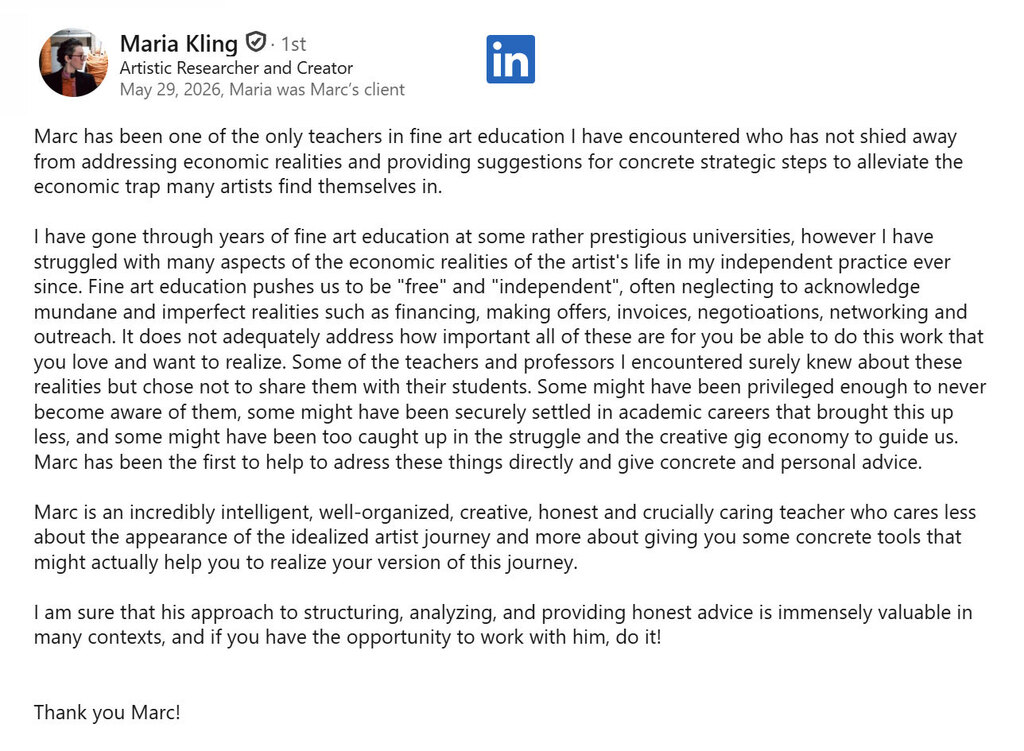 Testimonial from Maria